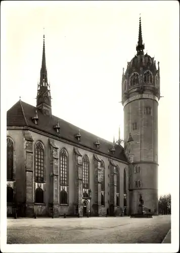 Ak Lutherstadt Wittenberg, Schlosskirche