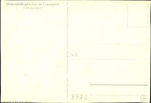 Ak Unteruhldingen Uhldingen Mühlhofen am Bodensee, Pfahldorf