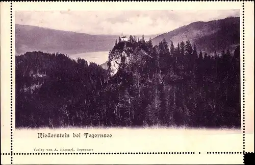 Ak Tegernsee in Oberbayern, Riederstein
