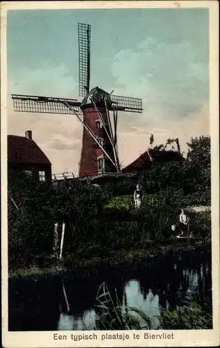 Ak Biervliet Zeeland Niederlande, Mill