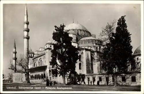 Ak Konstantinopel Istanbul Türkei, Souleymanié-Moschee, Moschee