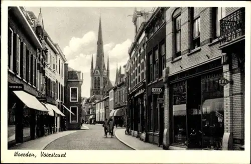 Ak Woerden Utrecht Niederlande, Voorstraat