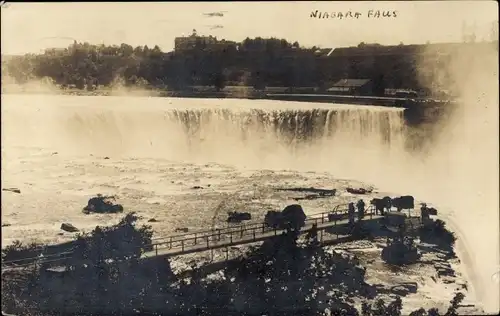 Ak Niagara Falls New York USA, Blick auf die Niagara Fälle