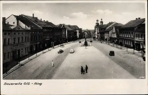 Ak Baborów Bauerwitz Oberschlesien, Ring