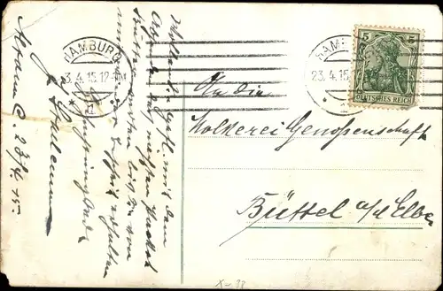 Ak Dampfer Cap Finistere, Elbtunnel, HSDG