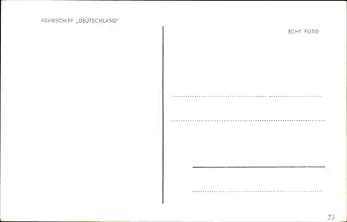 Ak Fährschiff Deutschland