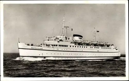 Ak Fährschiff Deutschland