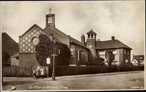 Ak Filey Yorkshire England, St. Mary's Church