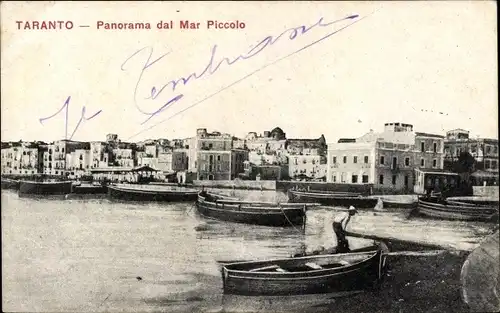 Ak Tarent Taranto Puglia, Panorama dal Mar Piccolo