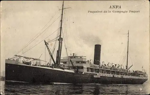 Ak Paquebot Anfa, Navigationsunternehmen Paquet CNP