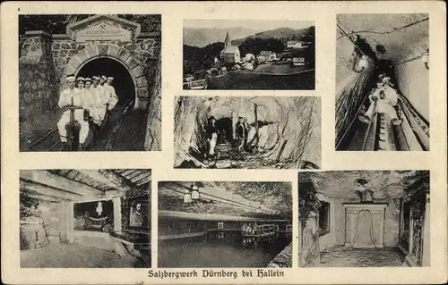 Ak Dürnberg Hallein in Salzburg, Salzbergwerk