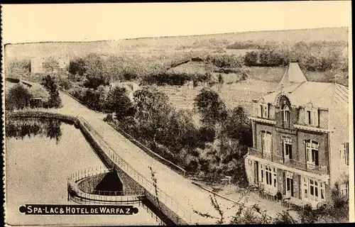 Ak Spa Wallonien Lüttich, Lac Hotel de Warfaz