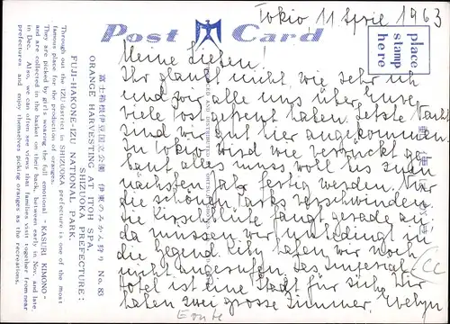 Ak Itoh Spa Japan, Orangenernte, Fuji-Hakone-Izu-Nationalpark