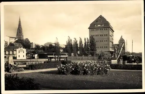 Foto Ak Demmin in Vorpommern, An der Peene