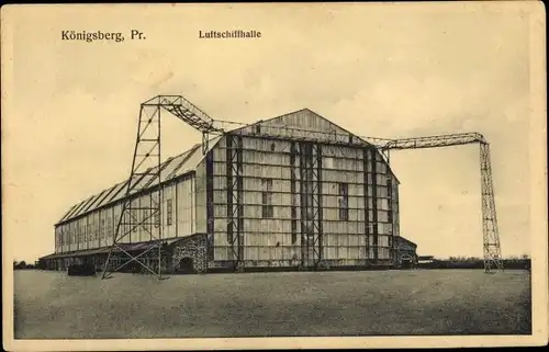 Ak Kaliningrad Königsberg Ostpreußen, Luftschiffhalle