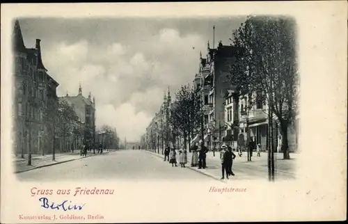 Ak Berlin Schöneberg Friedenau, Hauptstraße