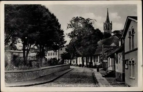 Ak Feldberg in Mecklenburg, Fürstenbergerstraße