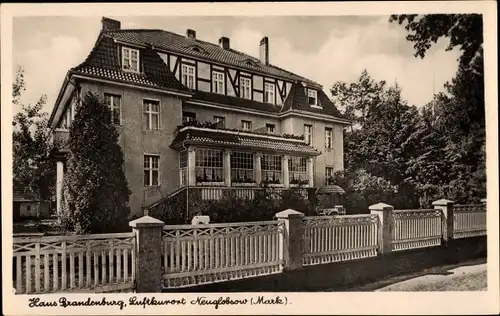 Ak Neuglobsow Stechlin Brandenburg, Haus Brandenburg