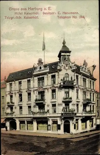 Ak Hamburg Harburg, Hotel Kaiserhof