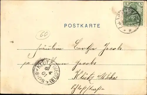 Ak Bützow in Mecklenburg, Kaiserliches Postamt, Kriegerdenkmal