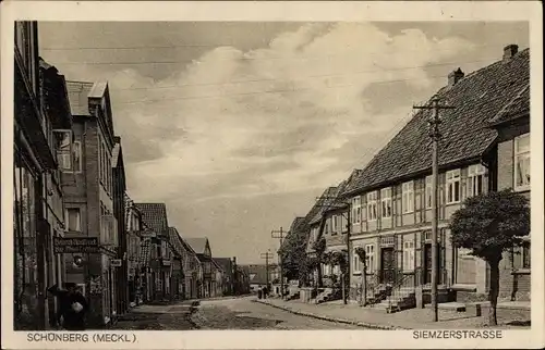 Ak Schönberg in Mecklenburg, Siemzerstraße