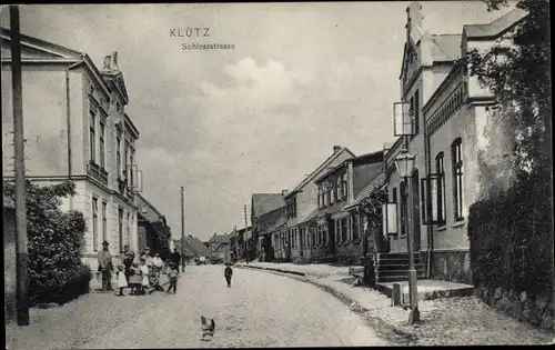 Ak Klütz in Mecklenburg, Schlossstraße