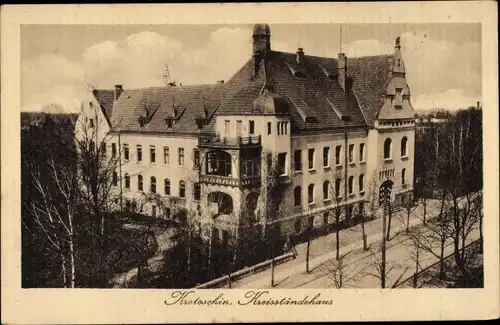 Ak Krotoszyn Krotoschin Posen, Kreisständehaus