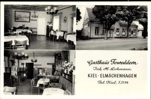 Ak Elmschenhagen Kiel, Gasthaus Toweddern
