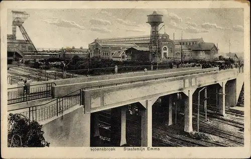 Ak Hoensbroek Heerlen Limburg Niederlande, Staatsmijn Emma