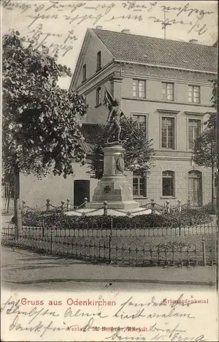 Ak Odenkirchen Mönchengladbach am Niederrhein, Kriegerdenkmal