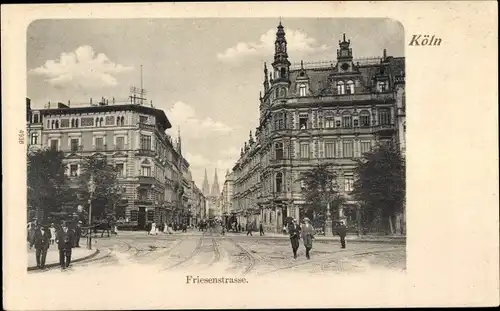 Ak Köln am Rhein, Friesenstraße