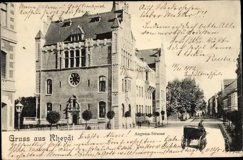 Ak Rheydt Mönchengladbach am Niederrhein, Augusta Straße