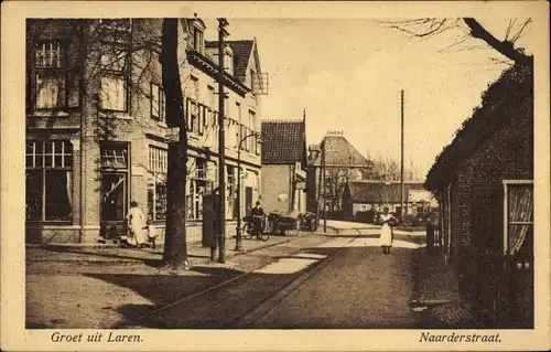 Ak Laren Nordholland Niederlande, Naarderstraat