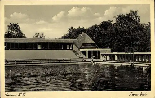 Ak Laren Nordholland Niederlande, Freibad