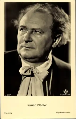 Ak Schauspieler Eugen Klöpfer, Portrait, Ross Verlag A 2881 1