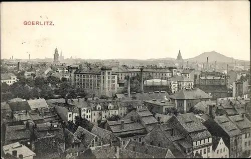 Ak Görlitz in der Lausitz, Gesamtansicht