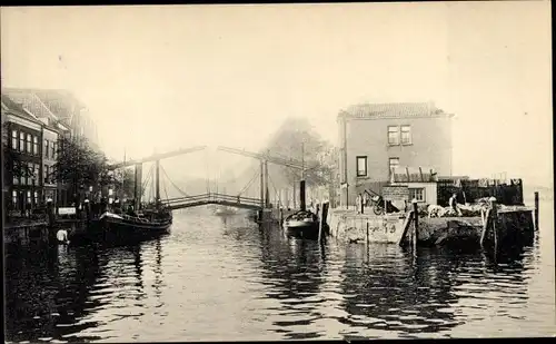 Ak Dordrecht Südholland Niederlande, Wolwevershaven, Bolwerk