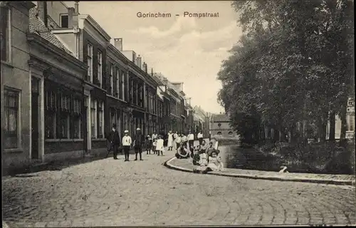 Ak Gorinchem Südholland Niederlande, Pompstraat