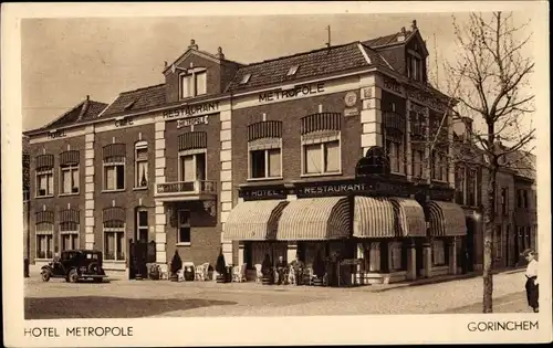 Ak Gorinchem Südholland Niederlande, Hotel Metropole