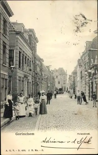 Ak Gorinchem Südholland Niederlande, Molenstraat