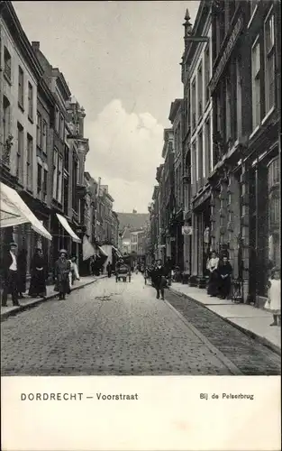 Ak Dordrecht Südholland Niederlande, Voorstraat