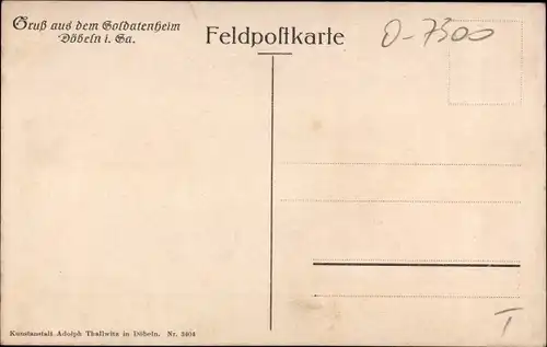 Ak Döbeln Sachsen, Soldatenheim, Schreibzimmer, Lesezimmer, Erfrischungszimmer