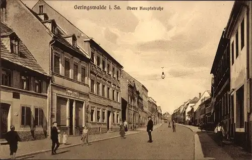 Ak Geringswalde Sachsen, Obere Hauptstraße, Stuhlfabrik, Laden