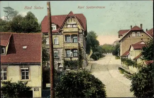 Ak Bad Sulza in Thüringen, Karl Späterstraße