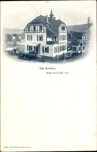 Ak Bad Elster im Vogtland, Villa Heimburg