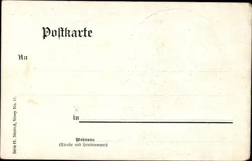 Ak Reklame, Nestle Kindermehl, condensierte Alpenmilch