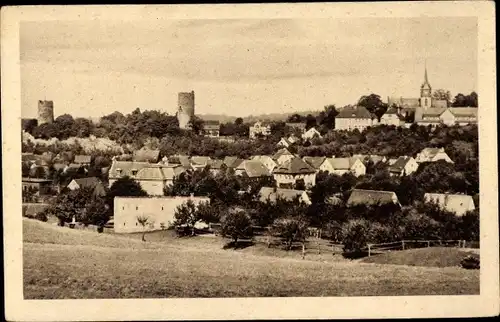 Ak Kohren Sahlis Frohburg Sachsen, Ortsansicht, Türme, Kirchturm