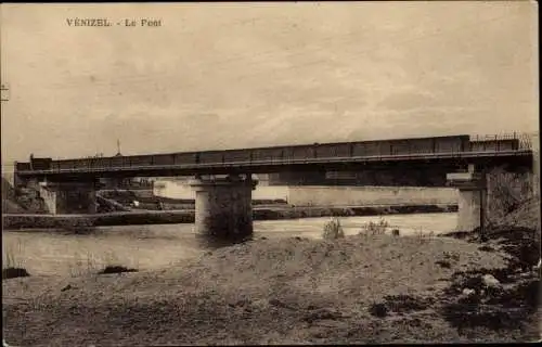 Ak Venizel Aisne, Brücke