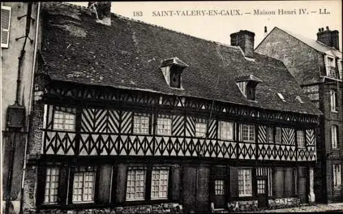 Ak Saint Valéry en Caux Seine Maritime, Maison Henri IV