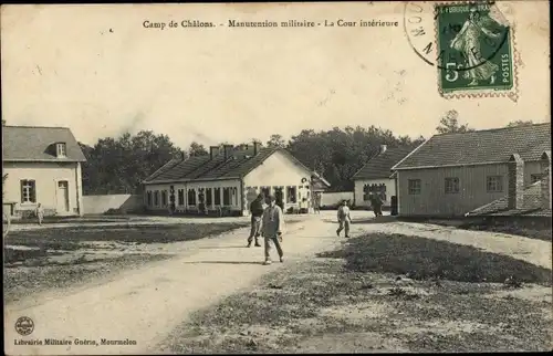 Ak Camp de Chalons Camp de Mourmelon Marne